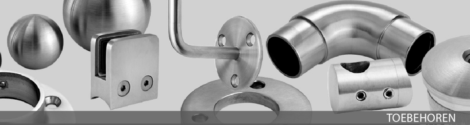Hier sind verschiedene Zubehör Edelstahlteile abgebildet.